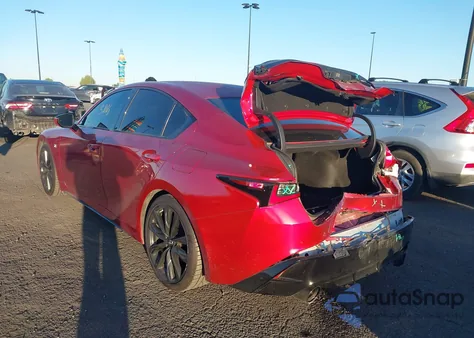 2021 Lexus Is 350 F Sport из США, поврежденный, VIN JTHGZ1B24M5040534